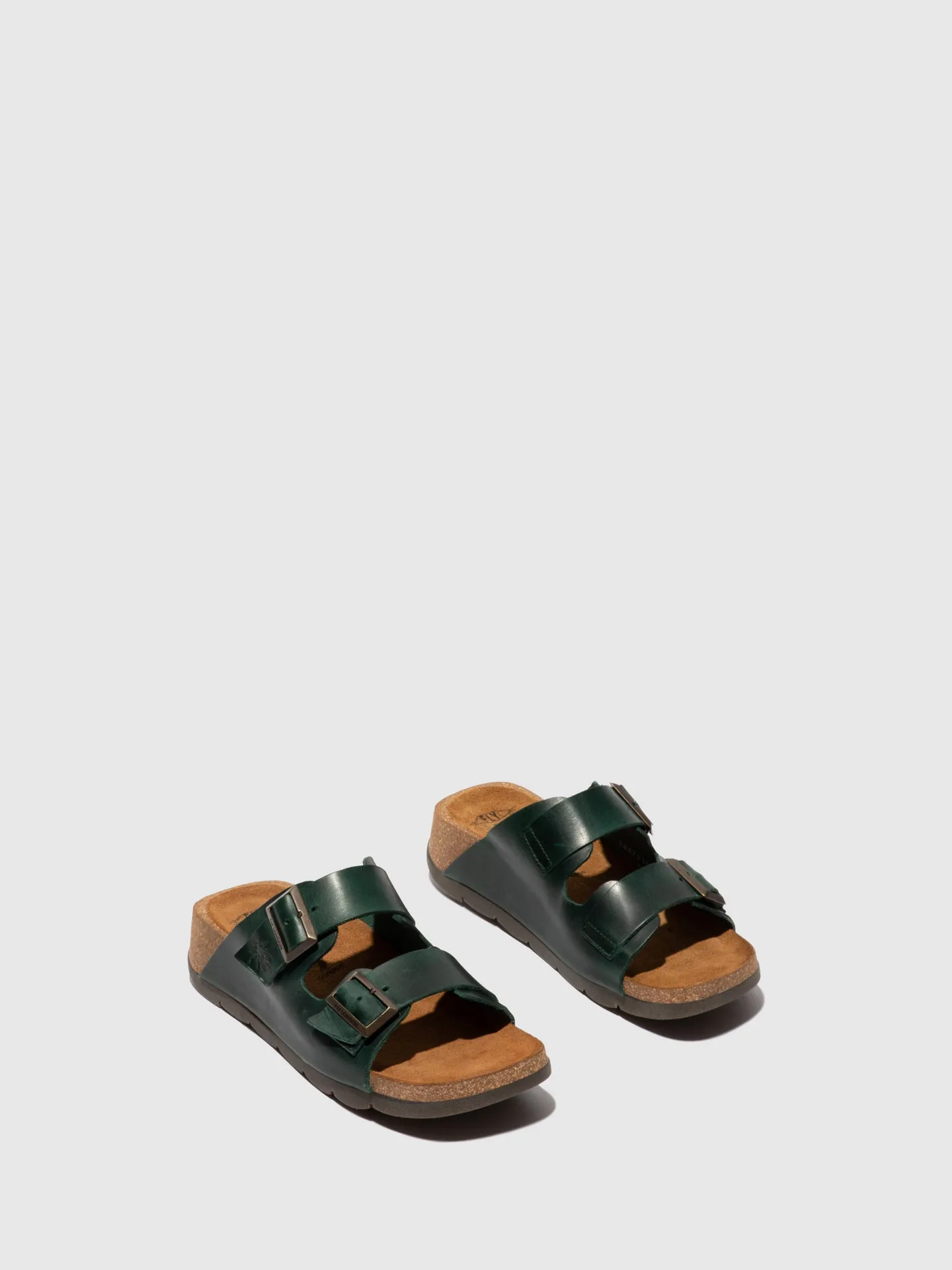 Open Toe Mules CAJA721FLY BRIDLE PETROL