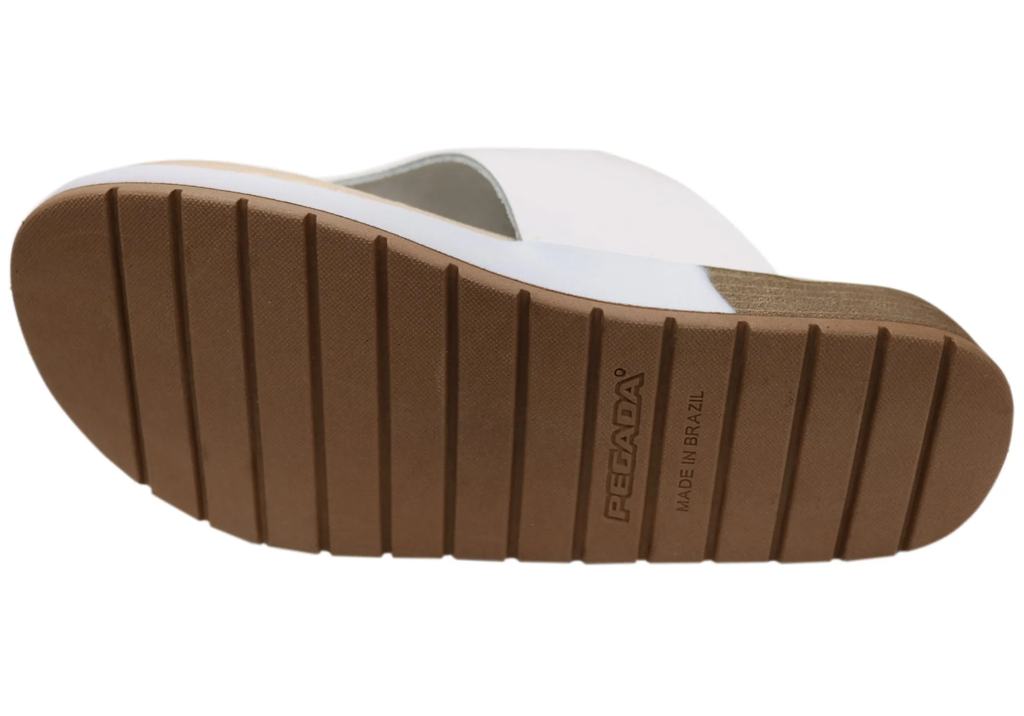 Pegada Nolo Womens Comfort Leather Thongs Sandals Made In Brazil
