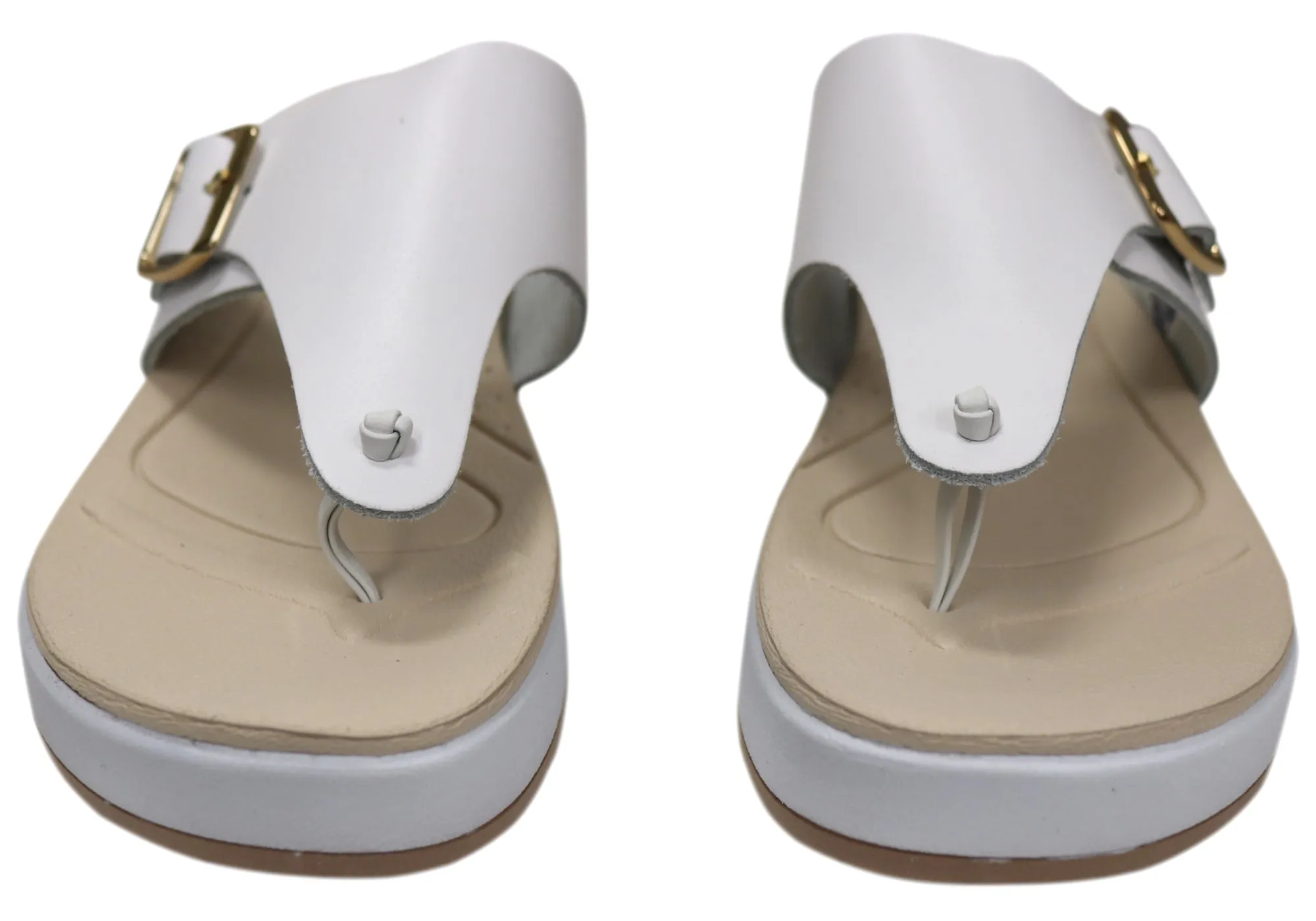 Pegada Nolo Womens Comfort Leather Thongs Sandals Made In Brazil