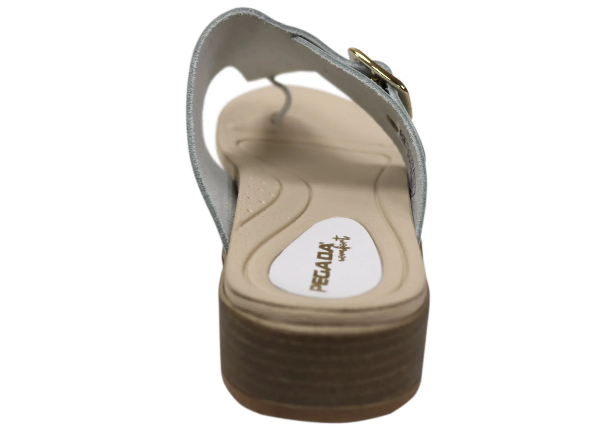Pegada Nolo Womens Comfort Leather Thongs Sandals Made In Brazil