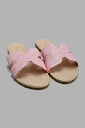 Pink Plain Mule
