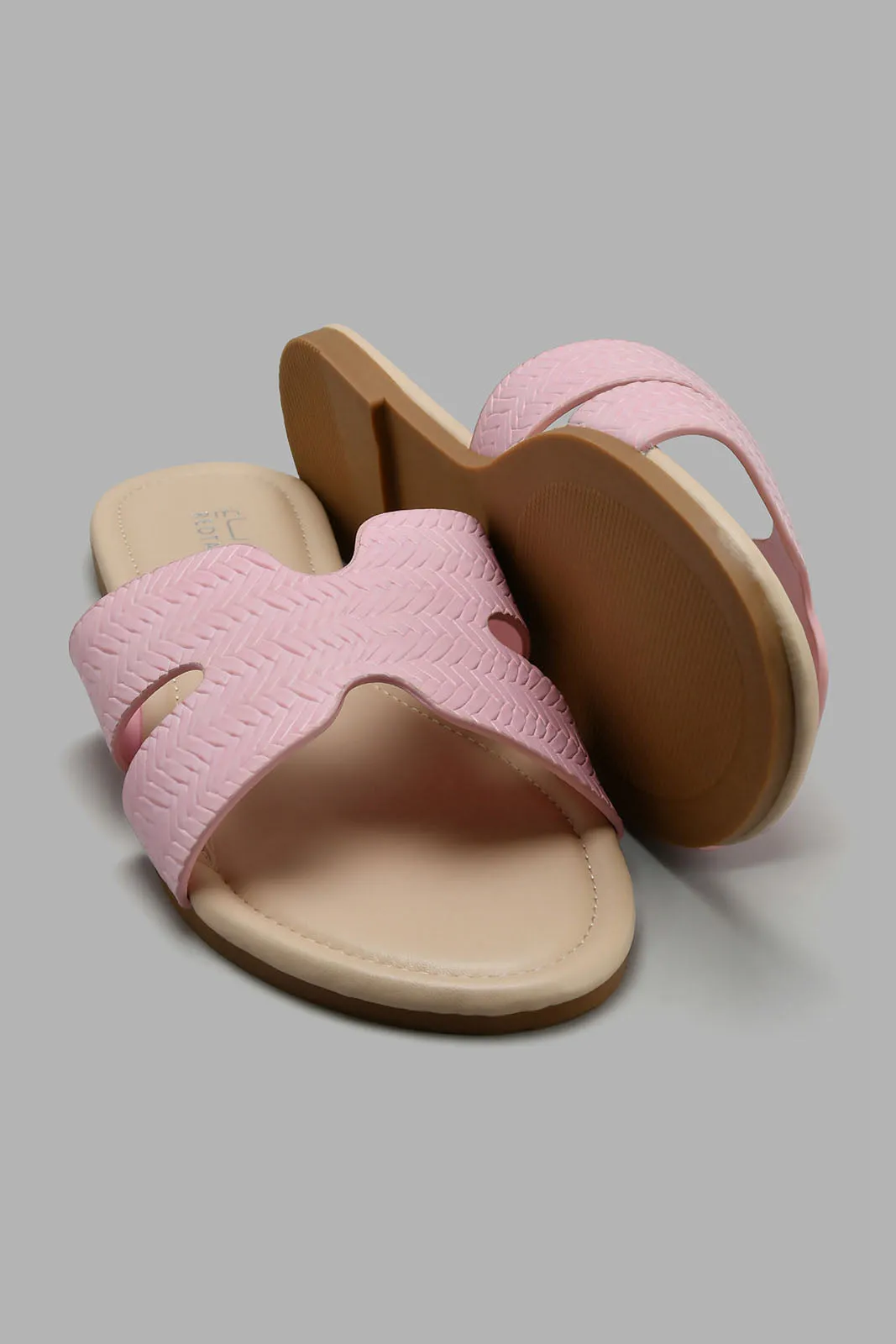 Pink Plain Mule