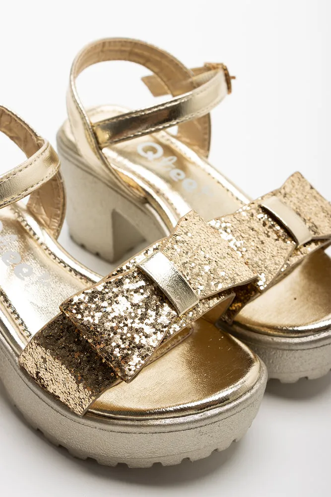 Platform Heel Gold