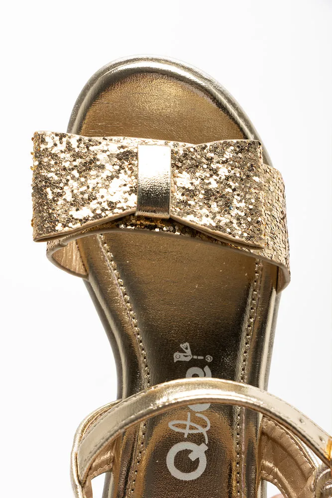 Platform Heel Gold