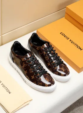 PT - LUV Low BLnogram Brown Breathable Sneaker