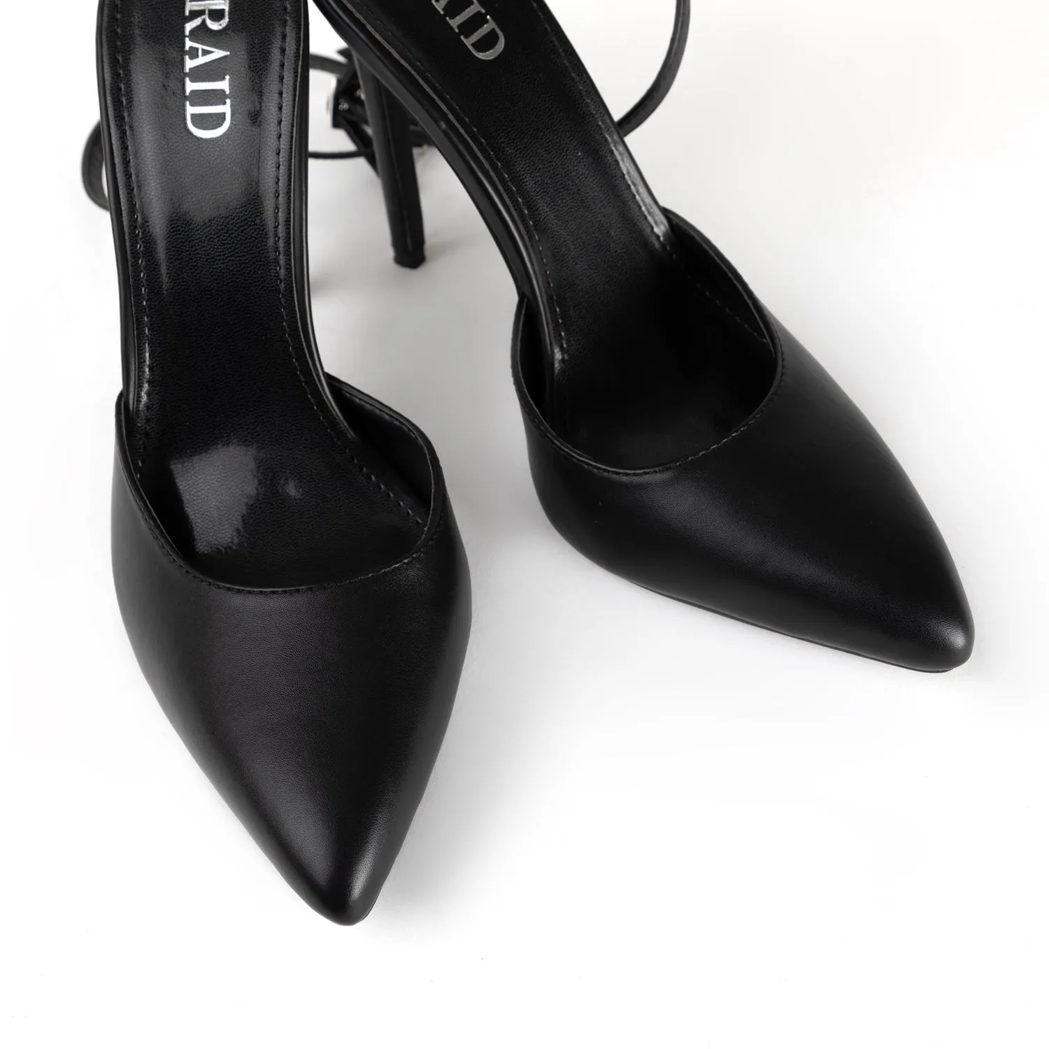 RAID Janiette Heeled Sandals in Black