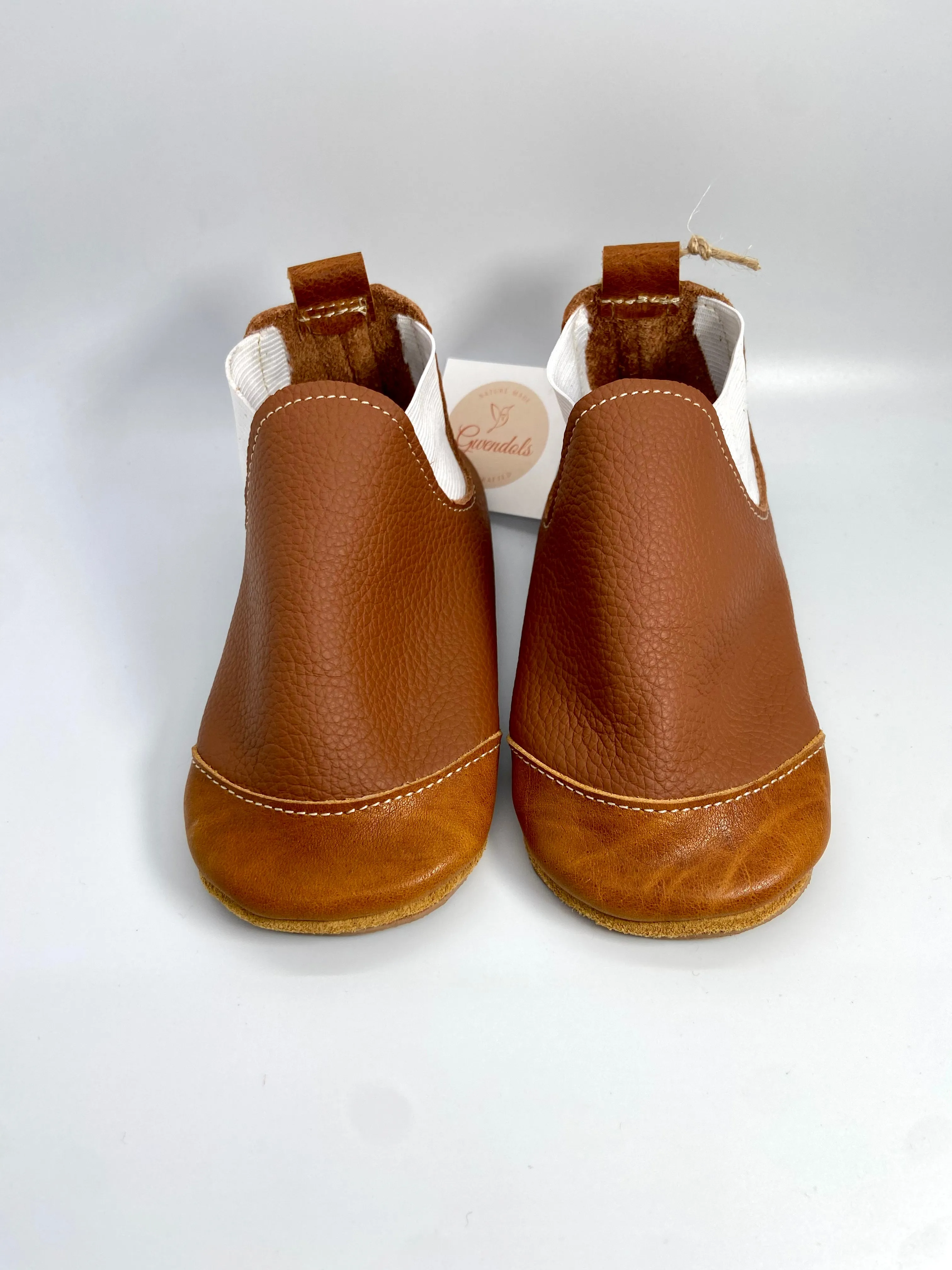 Rugged Brandy Chelsea Boot