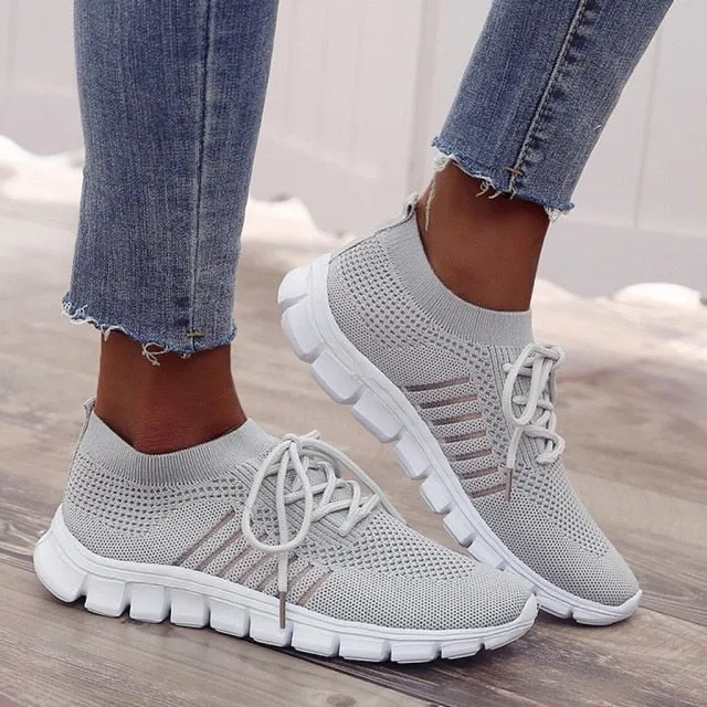 SAGACE Women Girl Summer Spring Causal Pink Breathable Sneakers