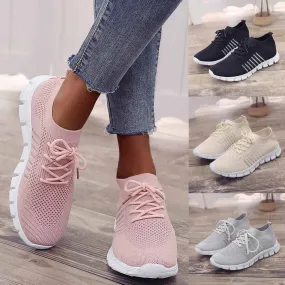 SAGACE Women Girl Summer Spring Causal Pink Breathable Sneakers