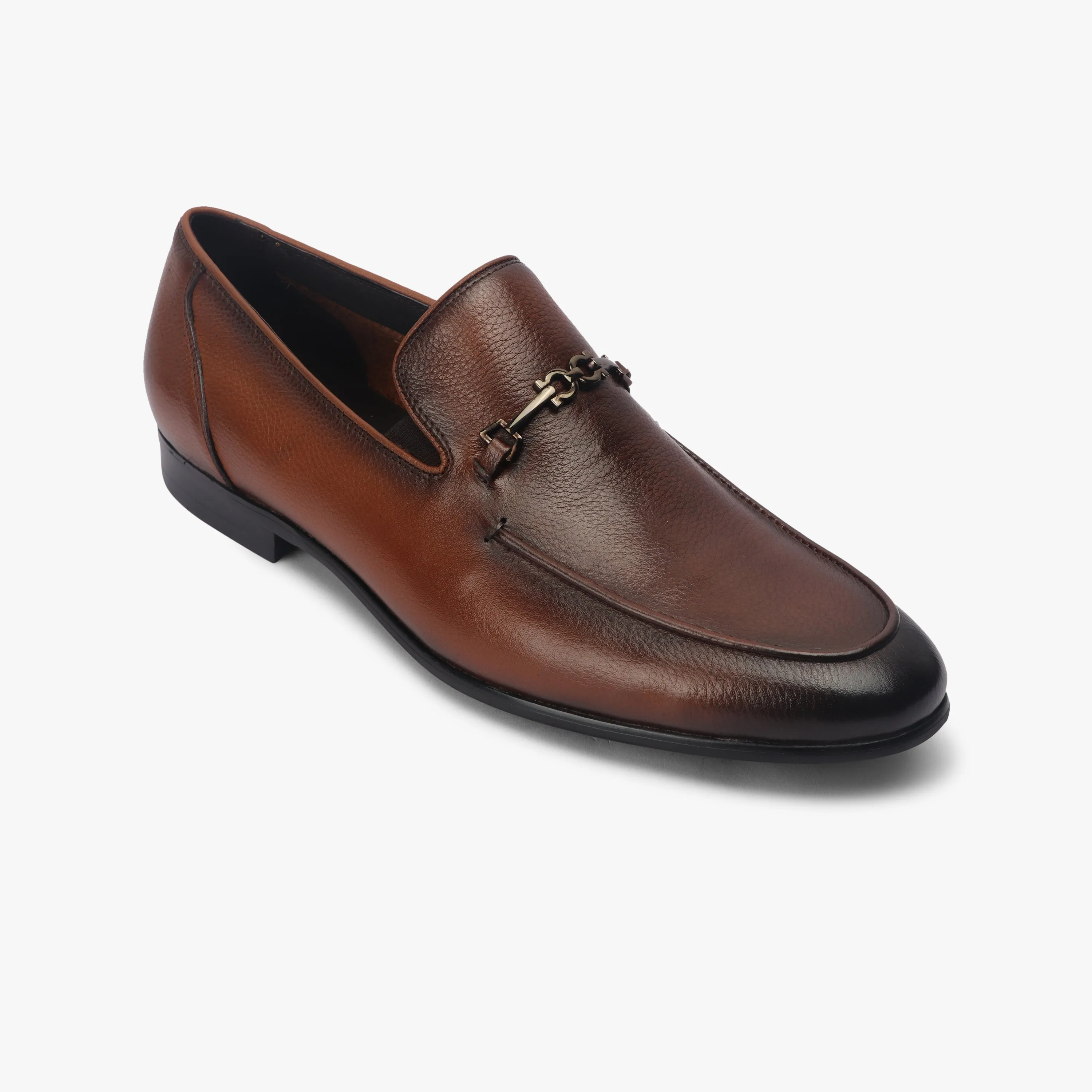 Sheep Leather Moccasins with Metal Bit