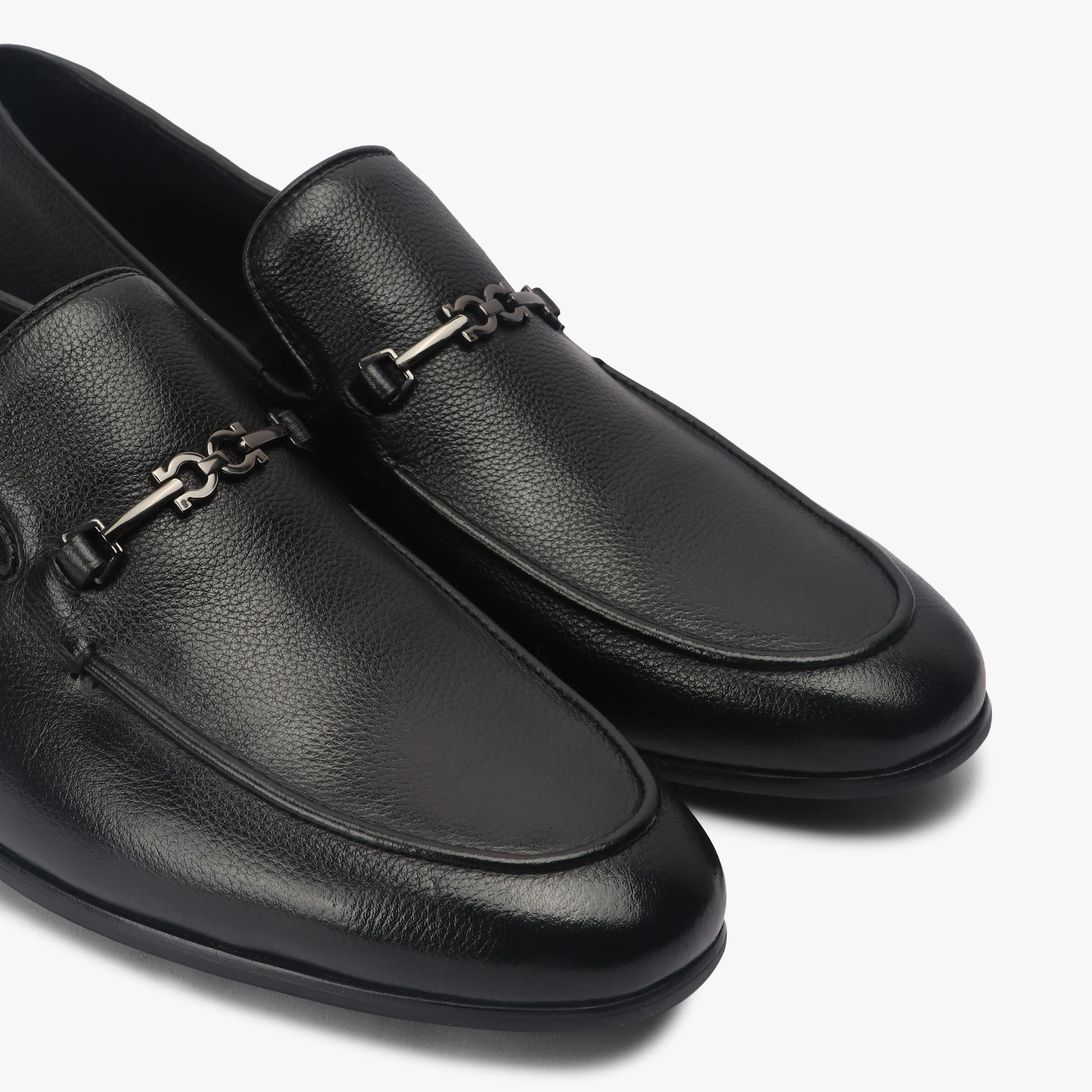 Sheep Leather Moccasins with Metal Bit