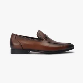Sheep Leather Moccasins with Metal Bit