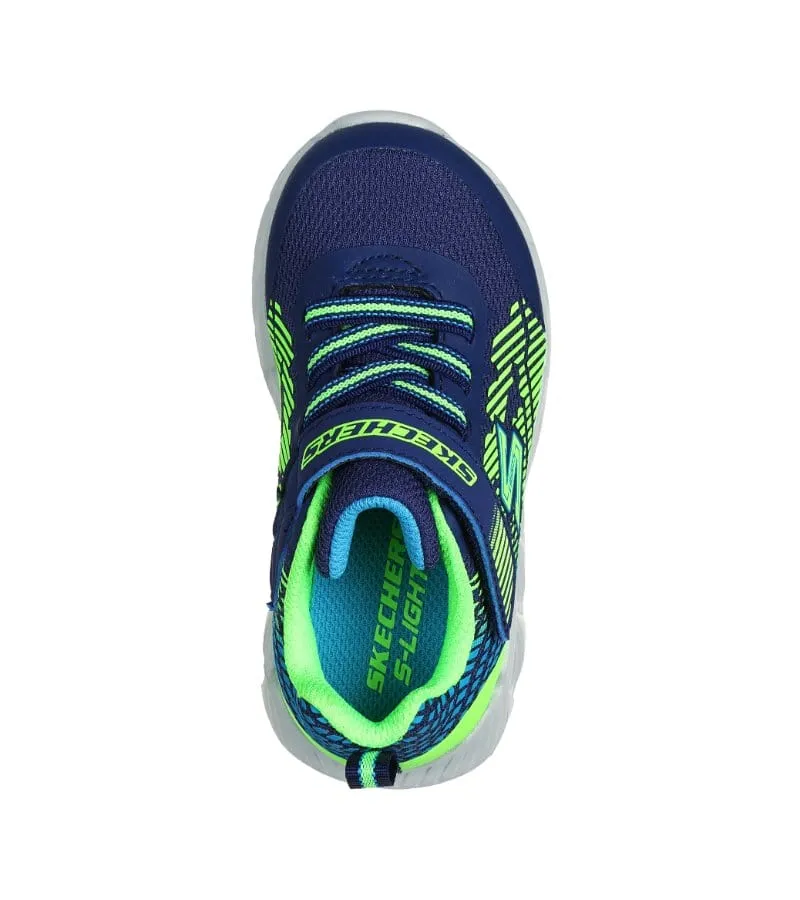 Skechers Infant Boys Navy Magna - Lights - Grax Runners 401506N