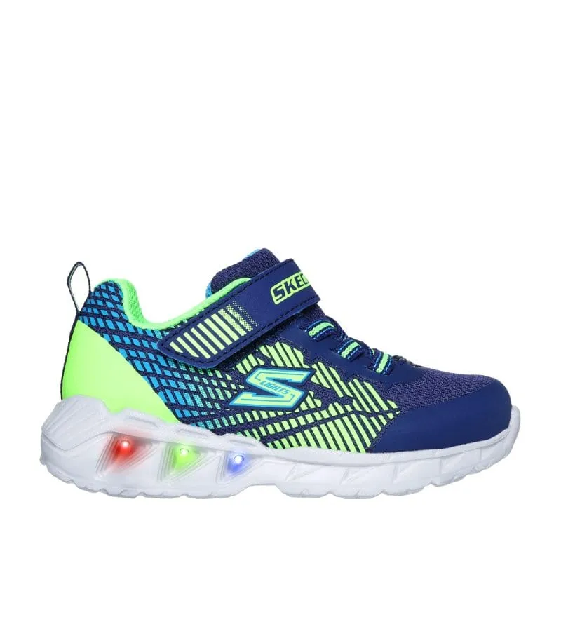 Skechers Infant Boys Navy Magna - Lights - Grax Runners 401506N