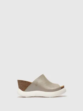 Slip-on Mules GINO966FLY SILVER