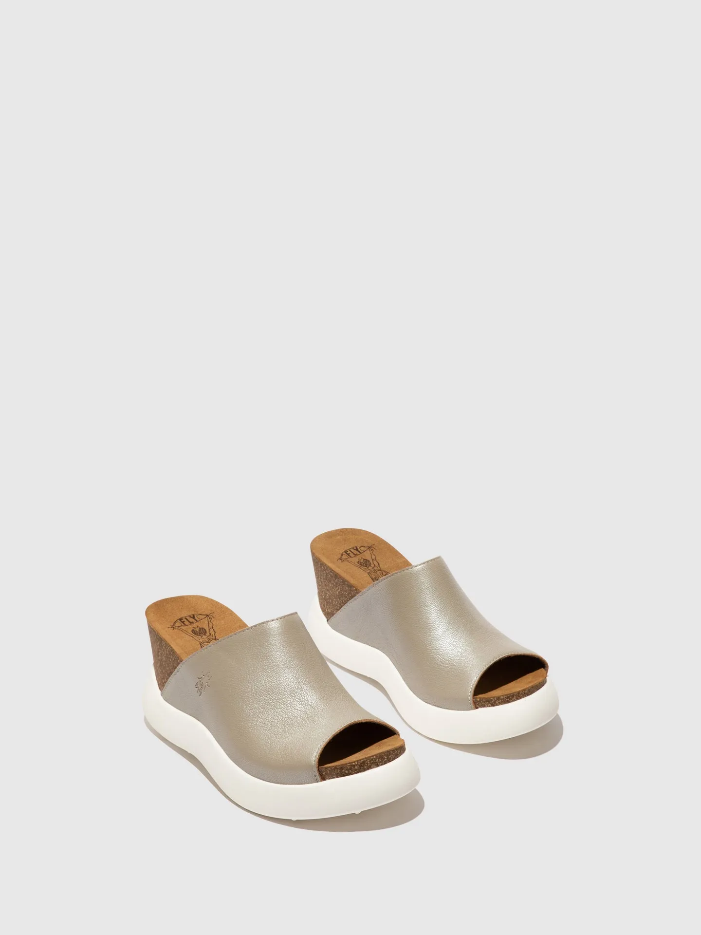 Slip-on Mules GINO966FLY SILVER