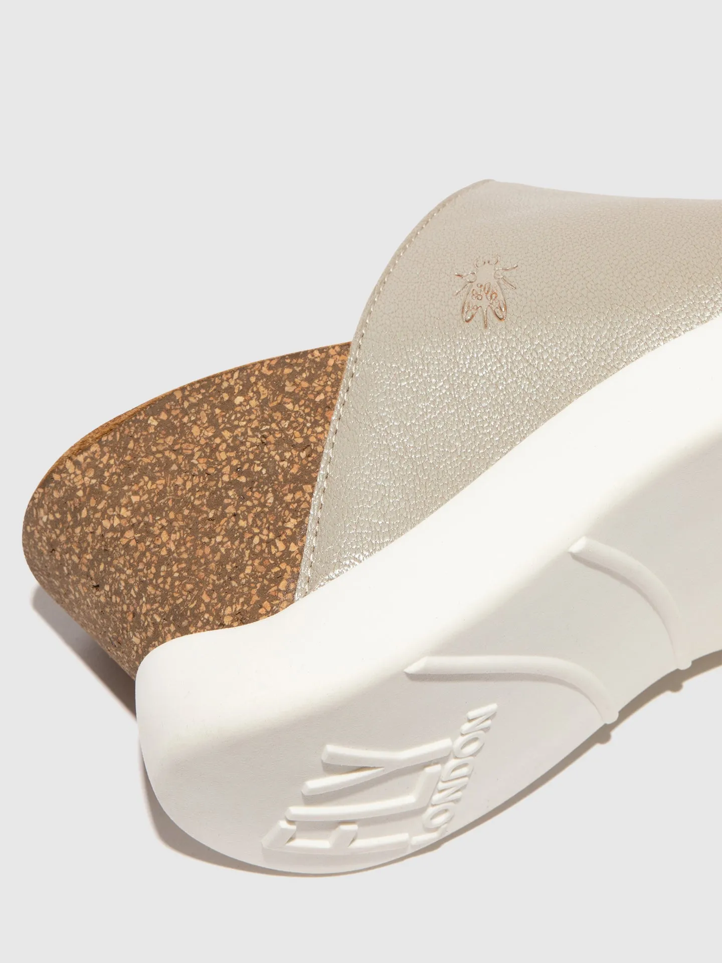 Slip-on Mules GINO966FLY SILVER
