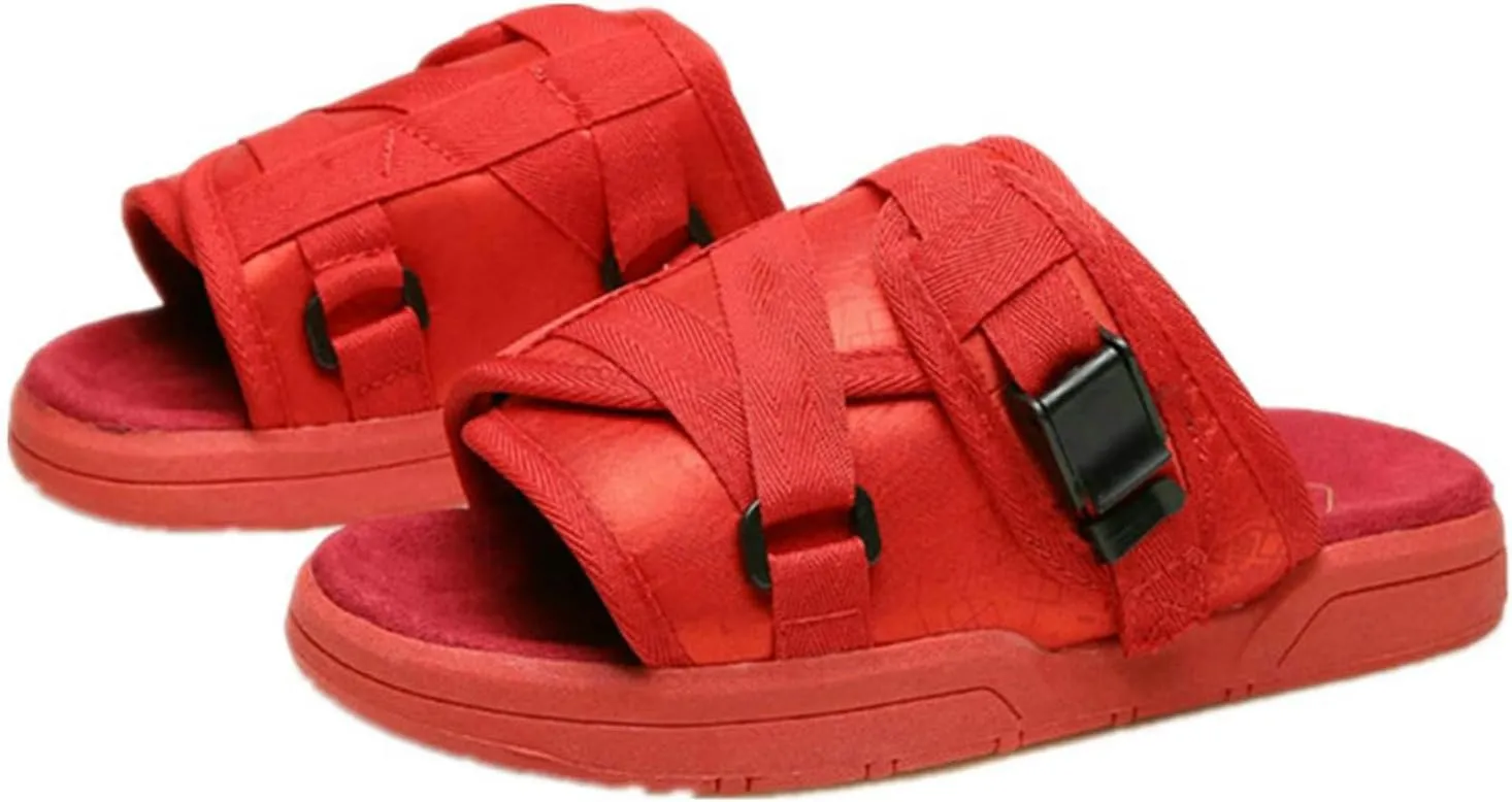 SywzX&xfybz Couple Casual Slippers Summer Fashionable Thick Soled Beach Sandals