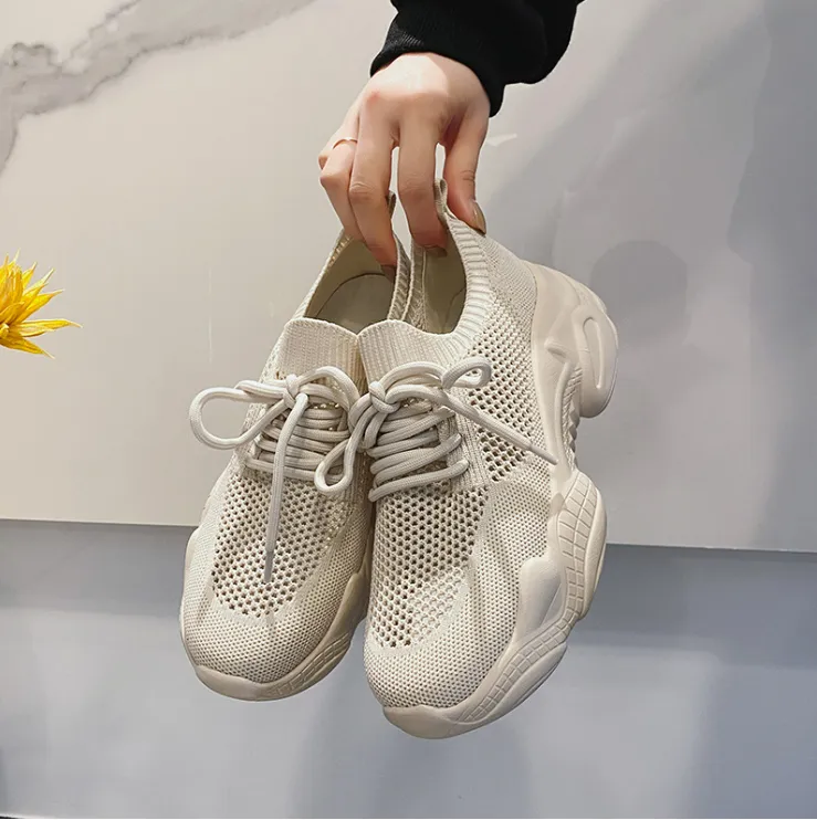 Women's Petite Thicksole Breathable Casual Shoes MS551