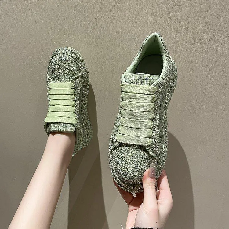 Women's rhinestone mesh breathable sneakers