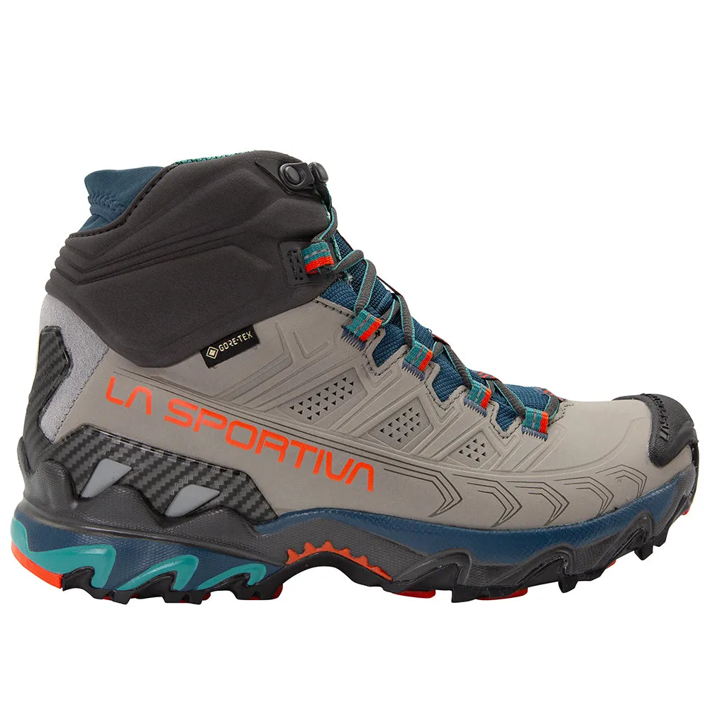 Women's Ultra Raptor II Mid Leather GTX Boot - Grey/Cherry Tomato