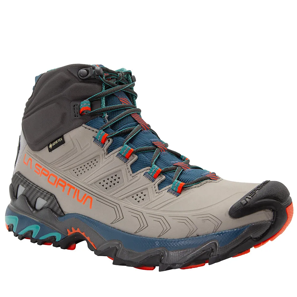 Women's Ultra Raptor II Mid Leather GTX Boot - Grey/Cherry Tomato